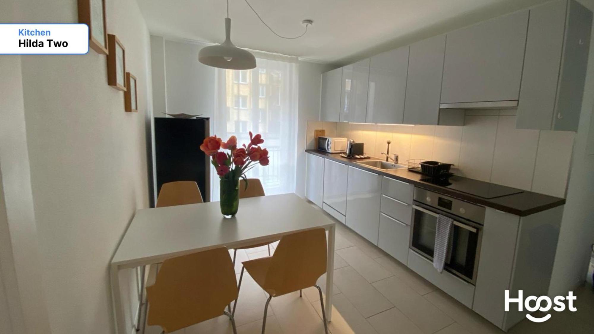 H2 With 3,5 Rooms, 2Br, Living Room And Kitchen, Central And Quite Zürich Kültér fotó