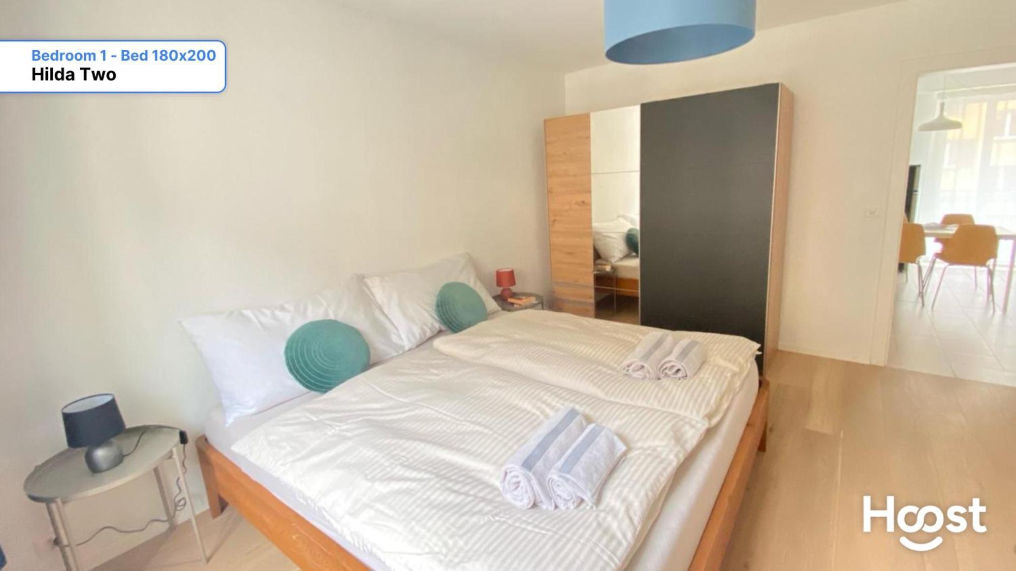 H2 With 3,5 Rooms, 2Br, Living Room And Kitchen, Central And Quite Zürich Kültér fotó